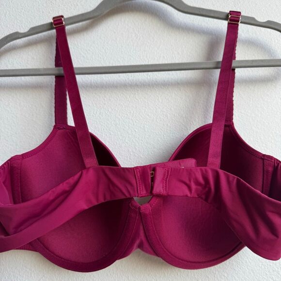 ThirdLove Third Love 24/7 Classic T-Shirt Bra Berry Magenta 38.5B Size 38B 1/2 - Picture 4 of 6